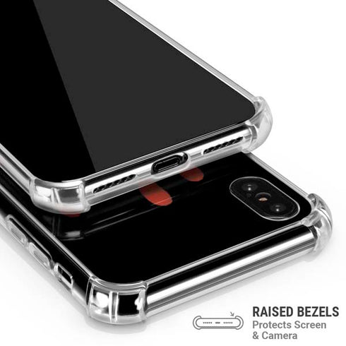 Bloody Handprint iPhone XS Max Clear Case
